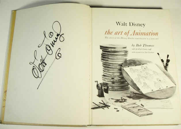 The Art of Animation Book - Signed